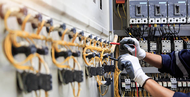 Professional Electrician technician working in Roanoke Rapids, NC